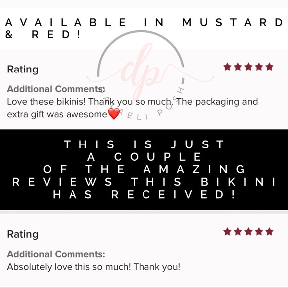 HP🎉NEW!! Brazilian Patchwork Bikini - Picture 5 of 5